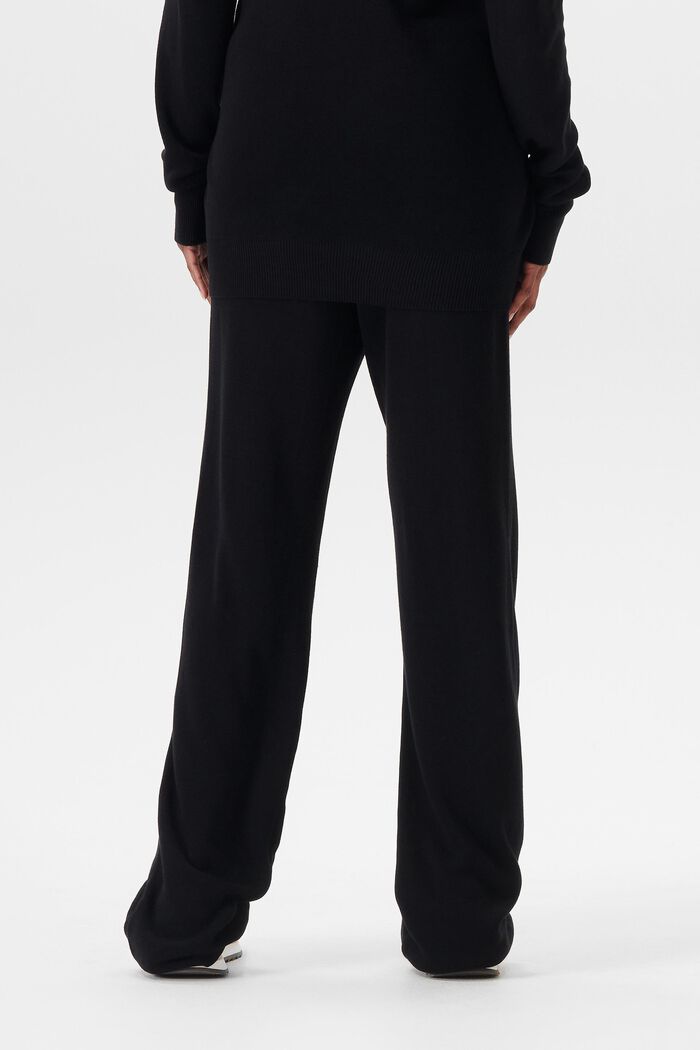 Pletené kalhoty s pasem pod bříškem, BLACK INK, detail image number 1