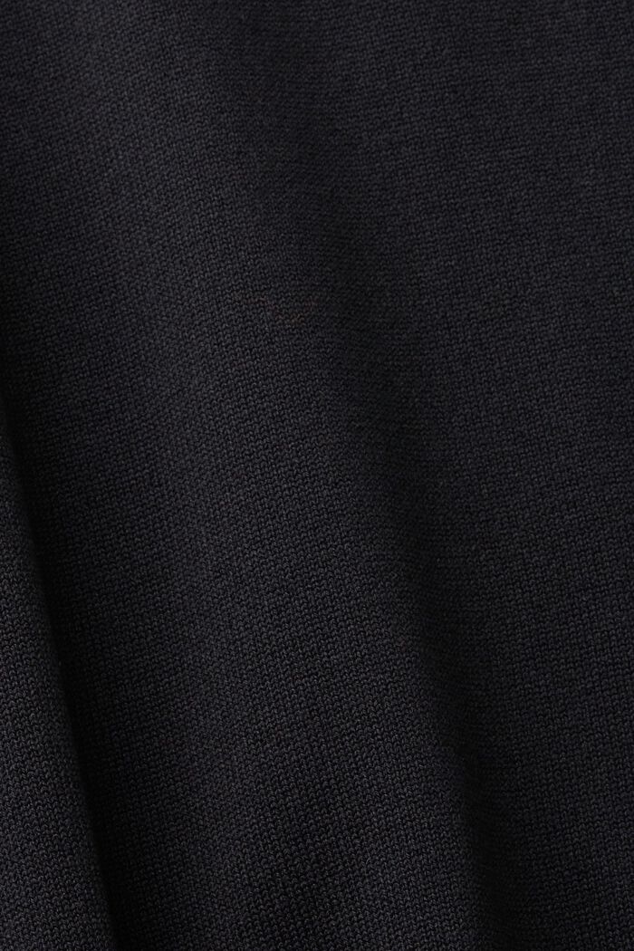 Šaty z pleteniny, s délkou po kolena, BLACK, detail image number 5