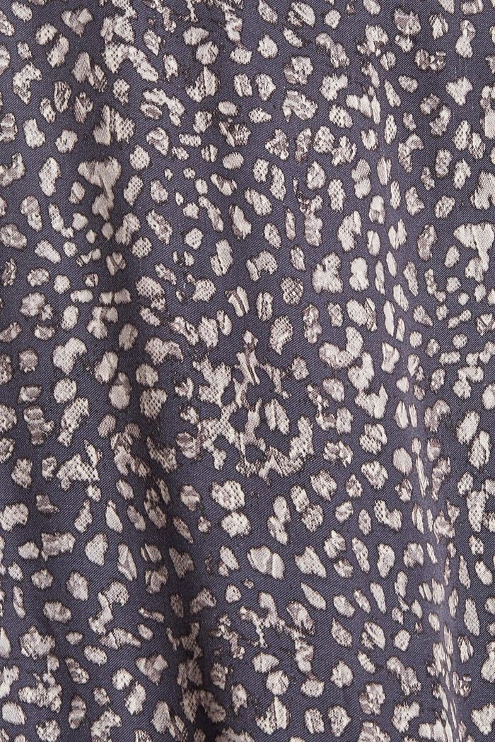 Tričko s levhartím potiskem, LENZING™ ECOVERO™, DARK BLUE, detail image number 4
