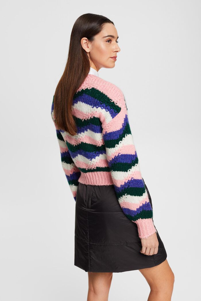 Pestrobarevný hrubý pulovr ze směsi s vlnou, INK, detail image number 3