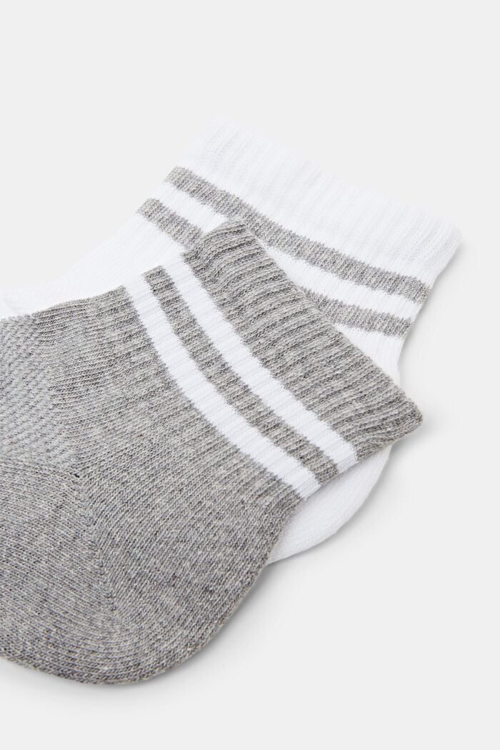Tenisové ponožky, 2 páry v balení, WHITE/GREY, detail image number 2