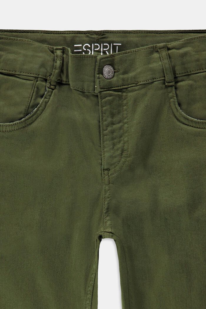 Z recyklovaného materiálu: bermudové šortky s nastavitelným pasem, OLIVE, detail image number 2