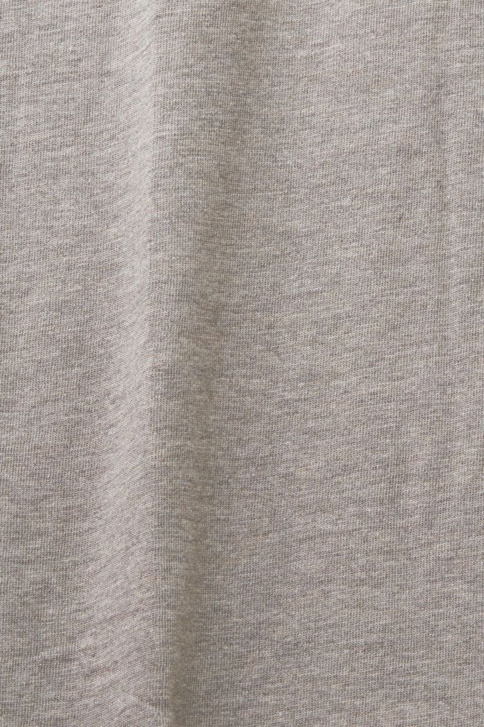Tričko s kulatým výstřihem ke krku, 100% bavlna, GUNMETAL, detail image number 5