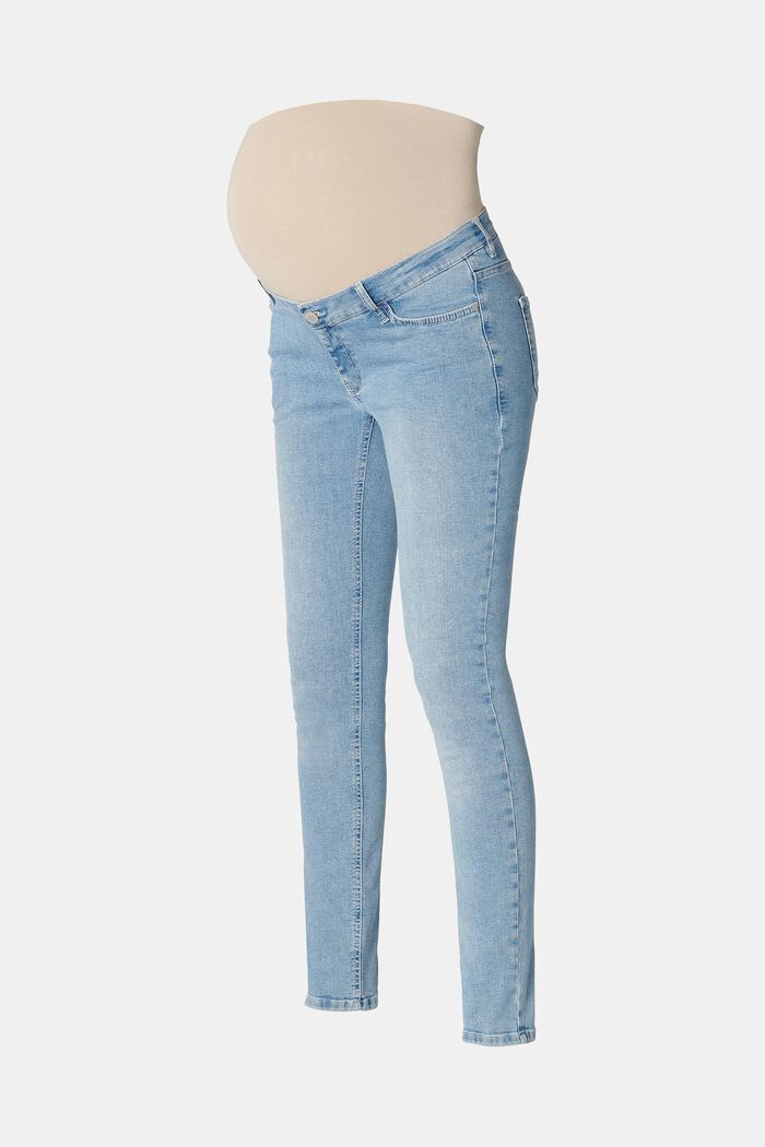 Skinny Fit džíny s pásem přes bříško, LIGHTWASH, detail image number 5