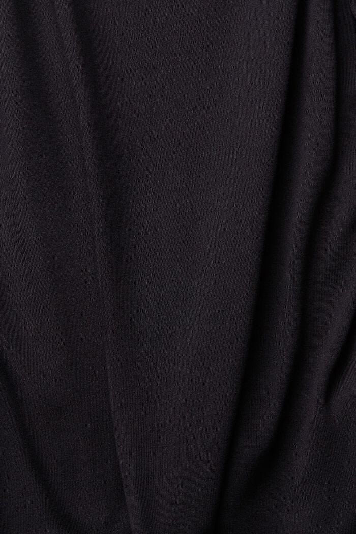 Top s krajkou, LENZING™ ECOVERO™, BLACK, detail image number 4