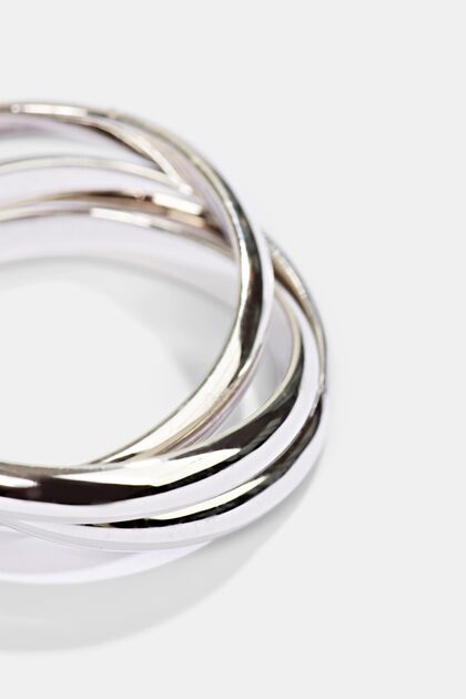 Trojdílný prsten ze sterlingového stříbra