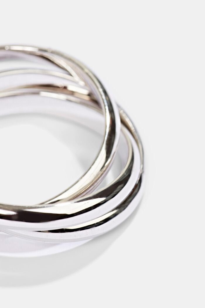 Trojdílný prsten ze sterlingového stříbra, SILVER, detail image number 1