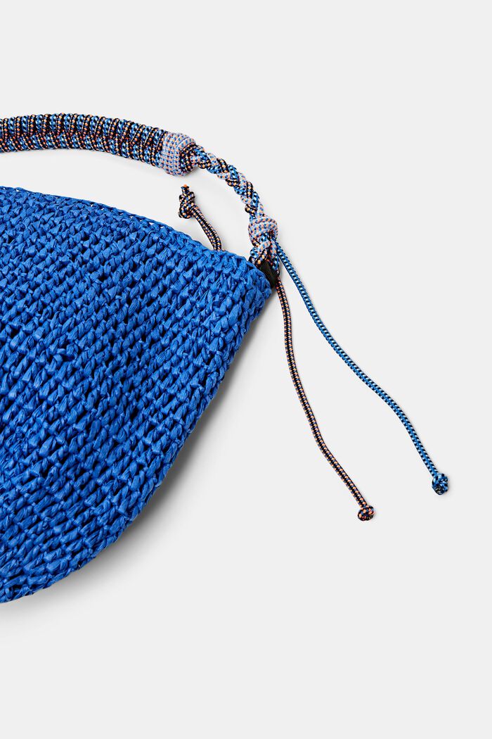 Háčkovaná kabelka hobo, BRIGHT BLUE, detail image number 1