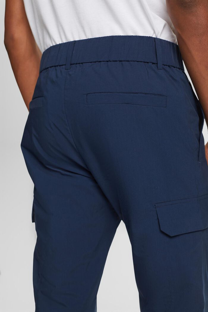 Cargo kalhoty s elastickým pasem, NAVY, detail image number 4