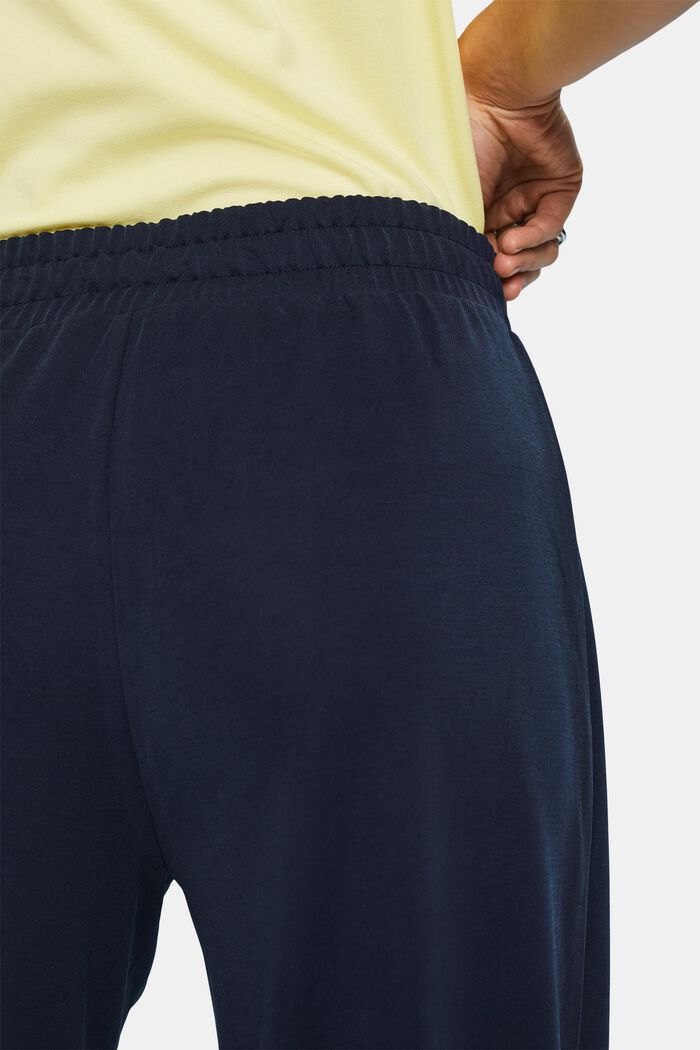 Široké kalhoty s puky a bez zapínání, NAVY, detail image number 3