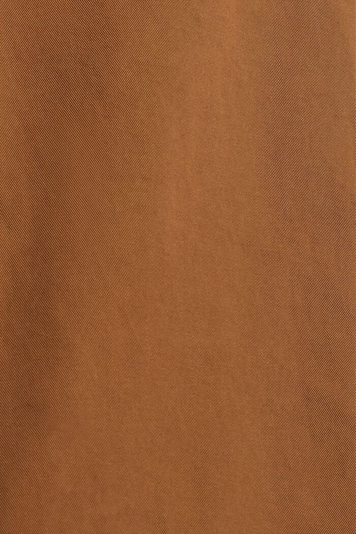 Cargo kalhoty ze 100% bavlny pima, TOFFEE, detail image number 4