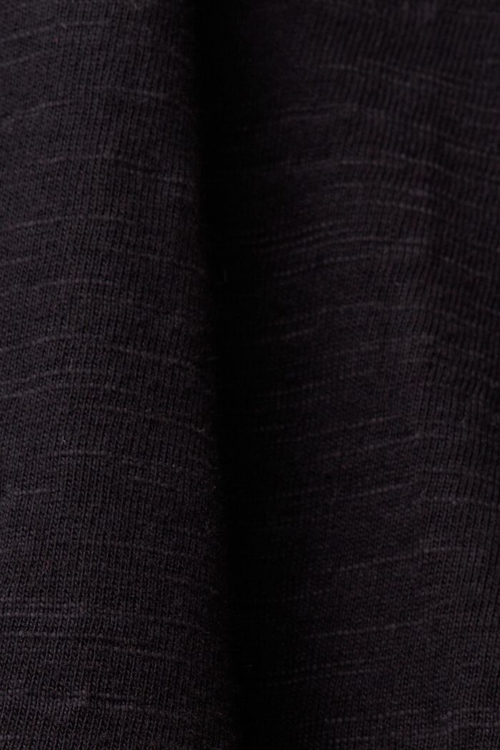 Žerzejové šaty s vyšívanými krajkovými rukávy, BLACK, detail image number 5