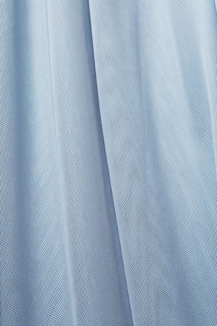Šaty ze síťoviny s elastickým pasem, LIGHT BLUE LAVENDER, detail image number 5