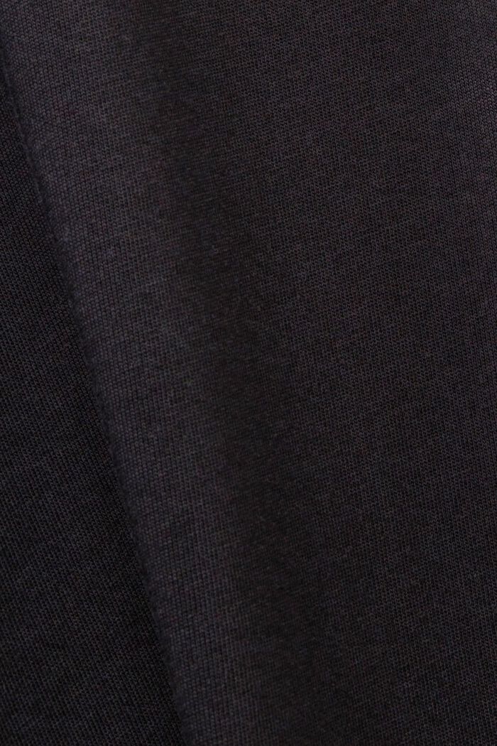Tričko z udržitelné bavlny, s motivem srdce, BLACK, detail image number 5
