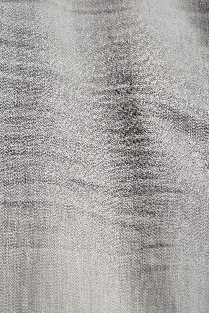 Džínové šortky s bio bavlnou, GREY MEDIUM WASHED, detail image number 4