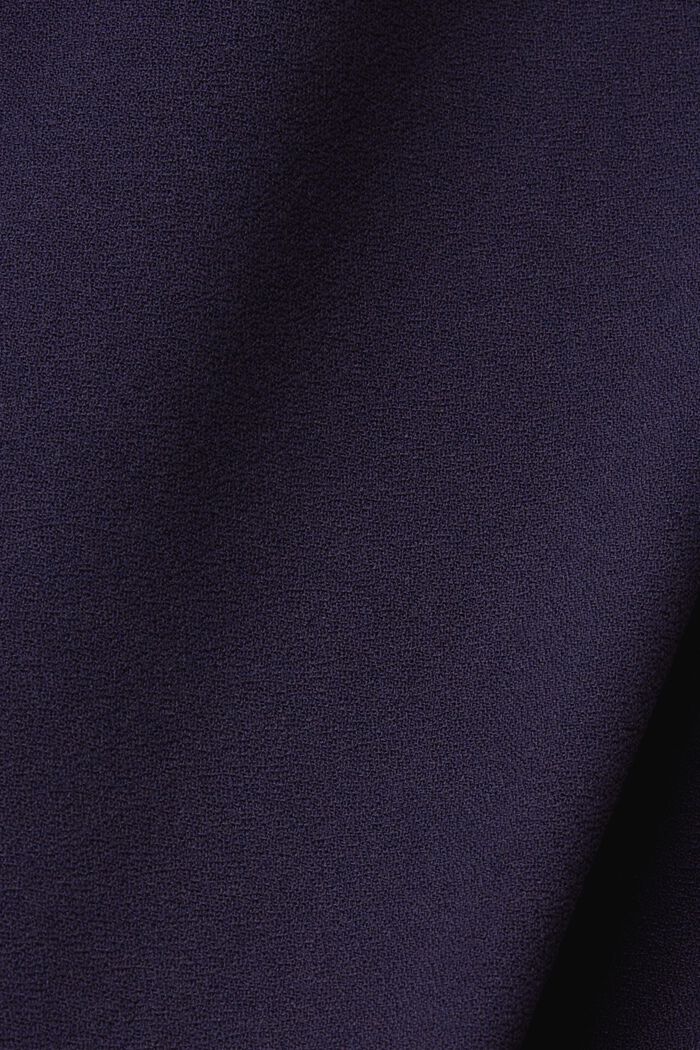 Halenka, špičatý výstřih s límcem s klopami, NAVY, detail image number 5