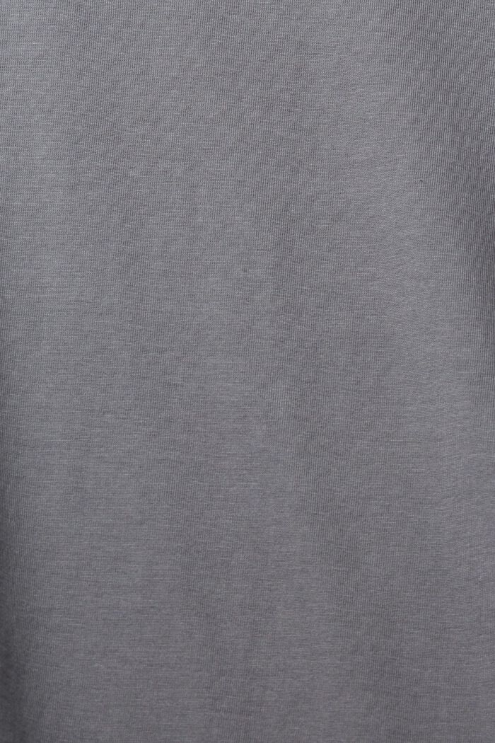 Žerzejové tričko, 100 % bavlna, DARK GREY, detail image number 1