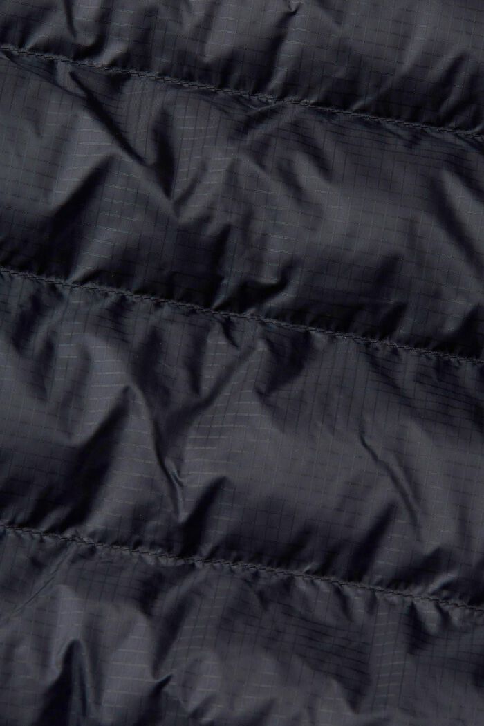 Prošívaná bunda s kapucí, BLACK, detail image number 4