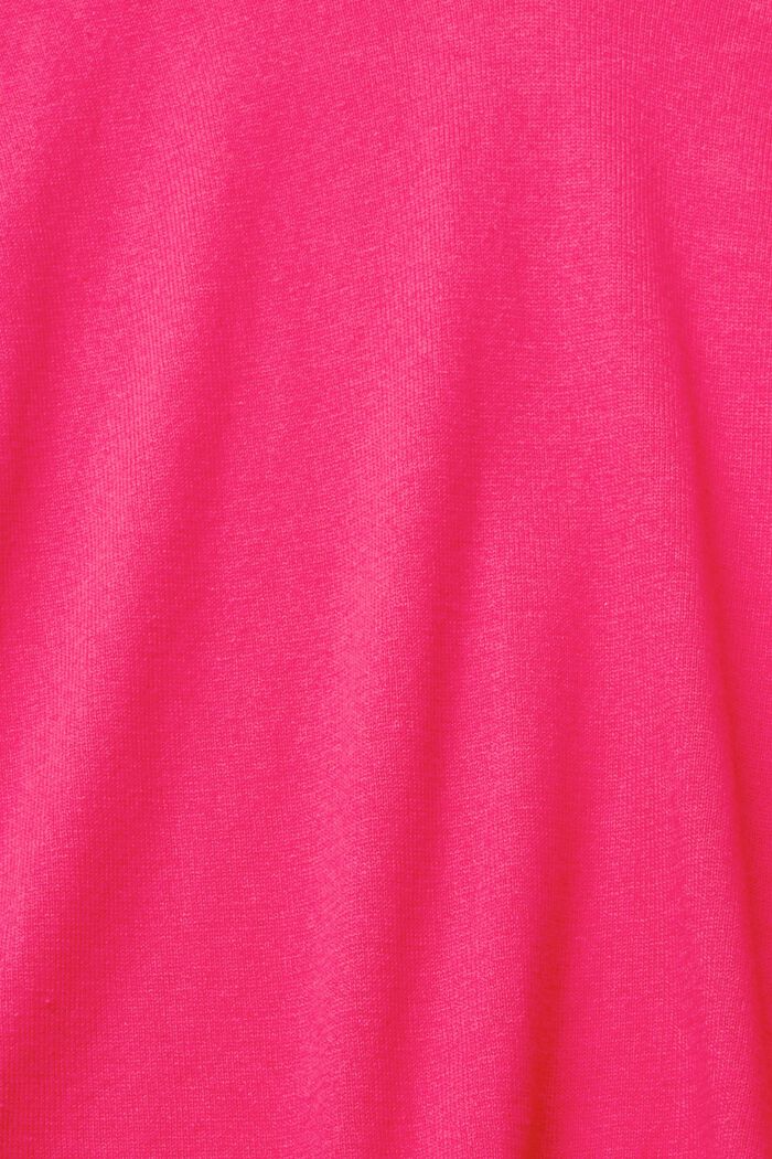 Pulovr se špičatým výstřihem, PINK FUCHSIA, detail image number 1