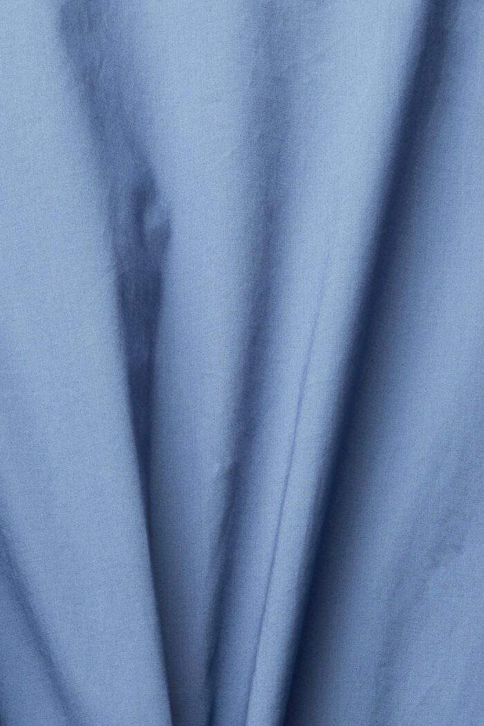 Volánové šaty z bavlny, GREY BLUE, detail image number 4
