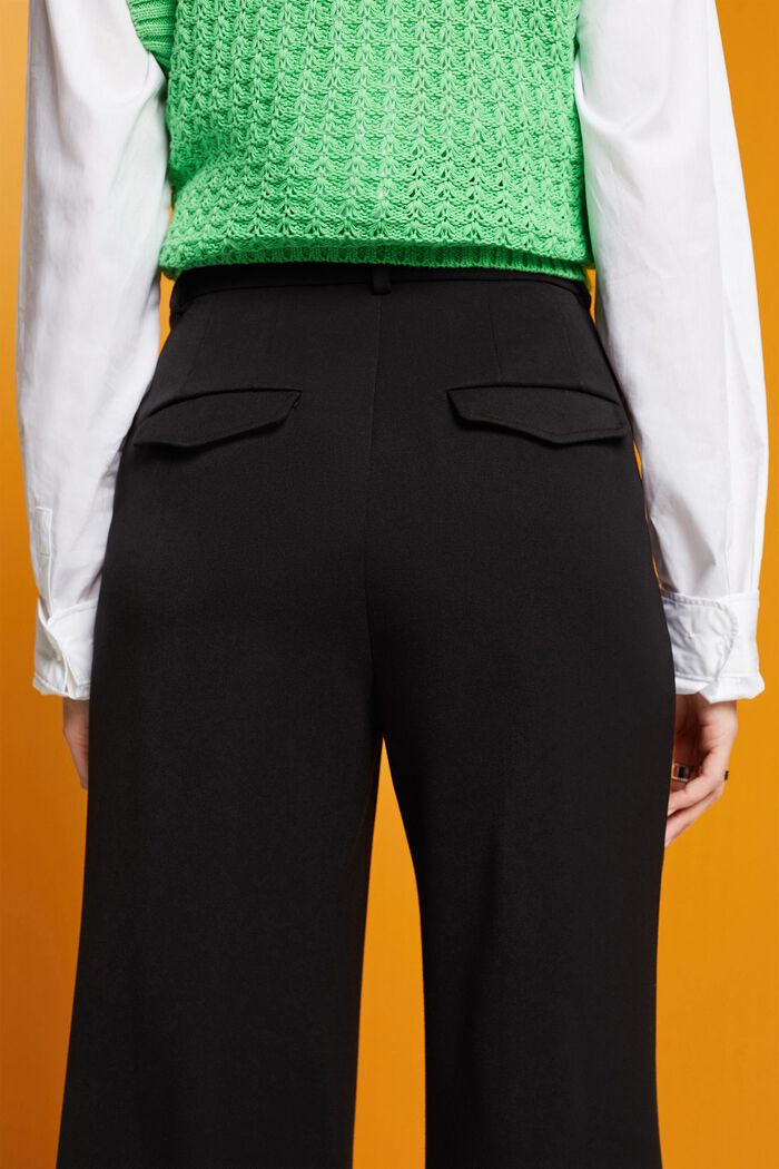 Kalhotová sukně s příměsí viskózy, BLACK, detail image number 2