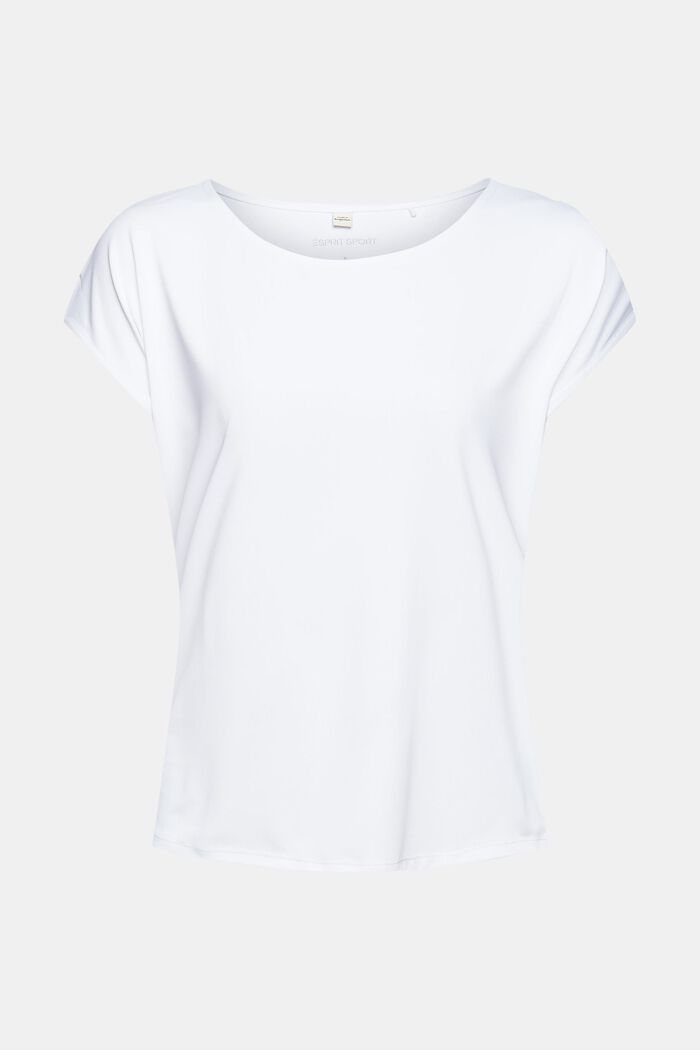 Z recyklovaného materiálu: tričko s úpravou E-DRY, WHITE, detail image number 5