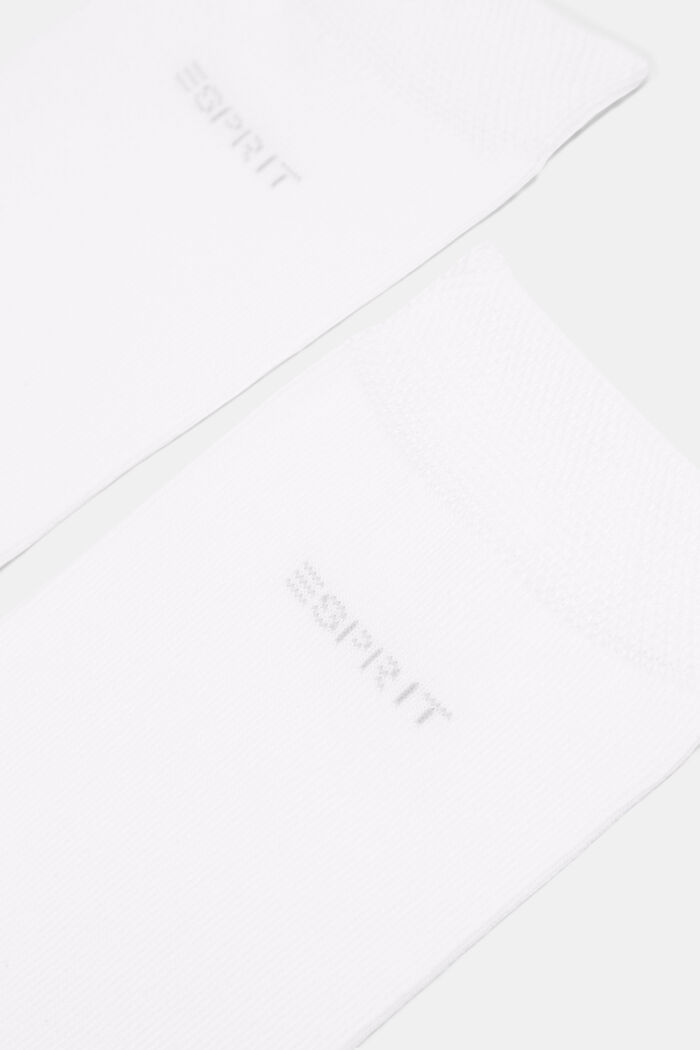 Dva páry ponožek s měkkým lemem, WHITE, detail image number 1