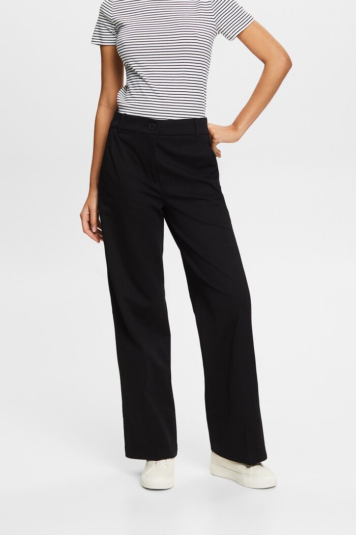 SPORTY PUNTO mix & match kalhoty s rovnými nohavicemi, BLACK, detail image number 0