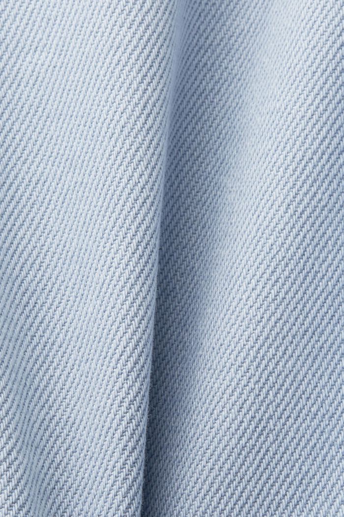 Denimové šortky s vysokým pasem a ohrnutými lemy, LIGHT BLUE LAVENDER, detail image number 6