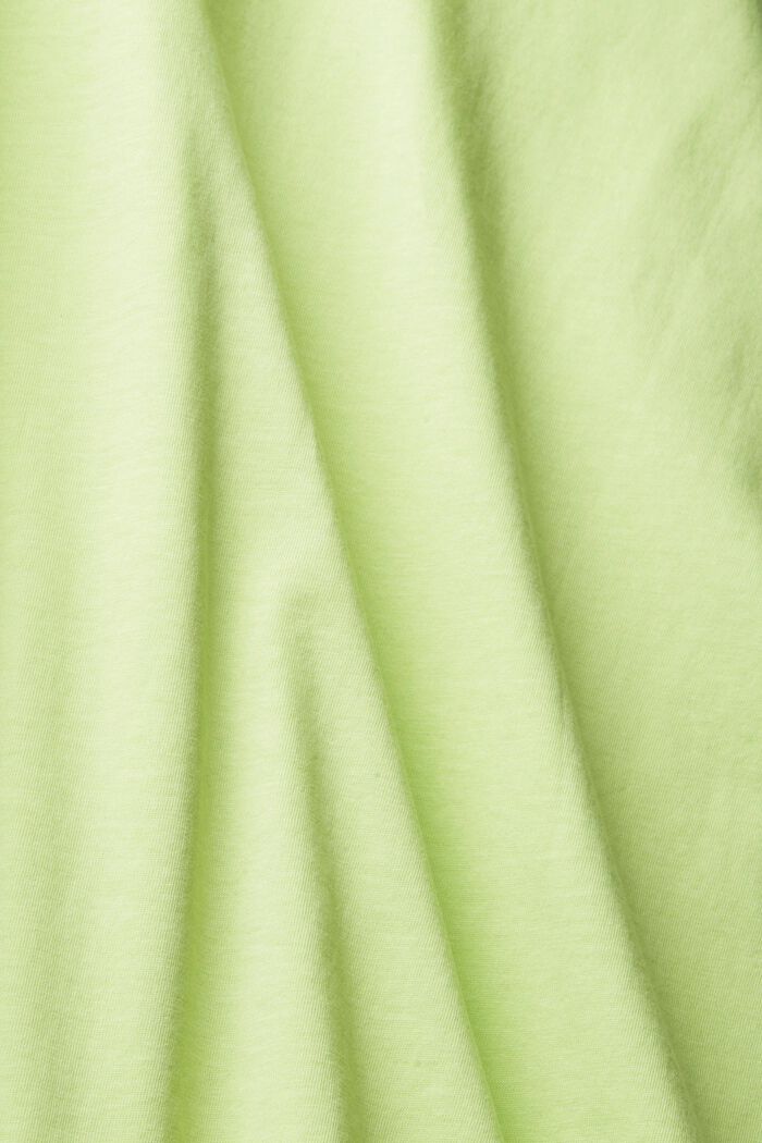 Žerzejové triko s potiskem, 100% bavlna, LIGHT GREEN, detail image number 4