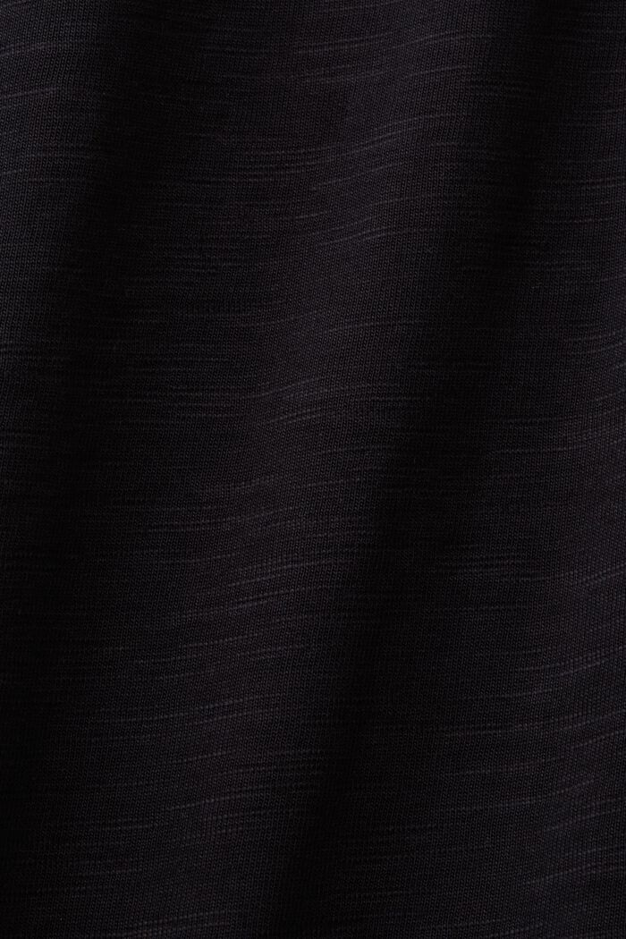 Žerzejová kalhotová sukně, 100% bavlna, BLACK, detail image number 5
