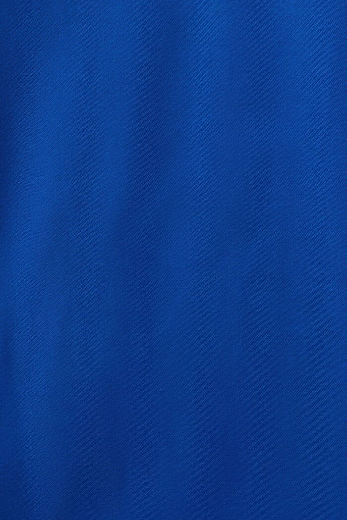 Saténová halenka bez rukávů, BRIGHT BLUE, detail image number 5