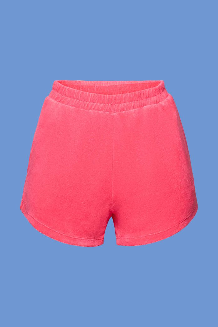 Z recyklovaného materiálu: plážové šortky z froté, PINK FUCHSIA, detail image number 5