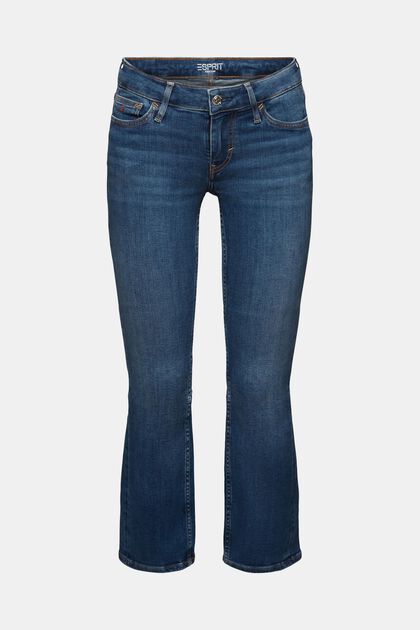Zkrácené bootcut džíny s nízkým sedem
