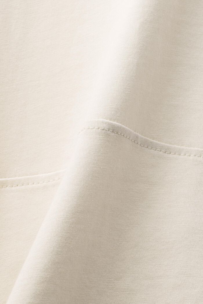 Tričko s dlouhým rukávem, z bio bavlny, LIGHT BEIGE, detail image number 5