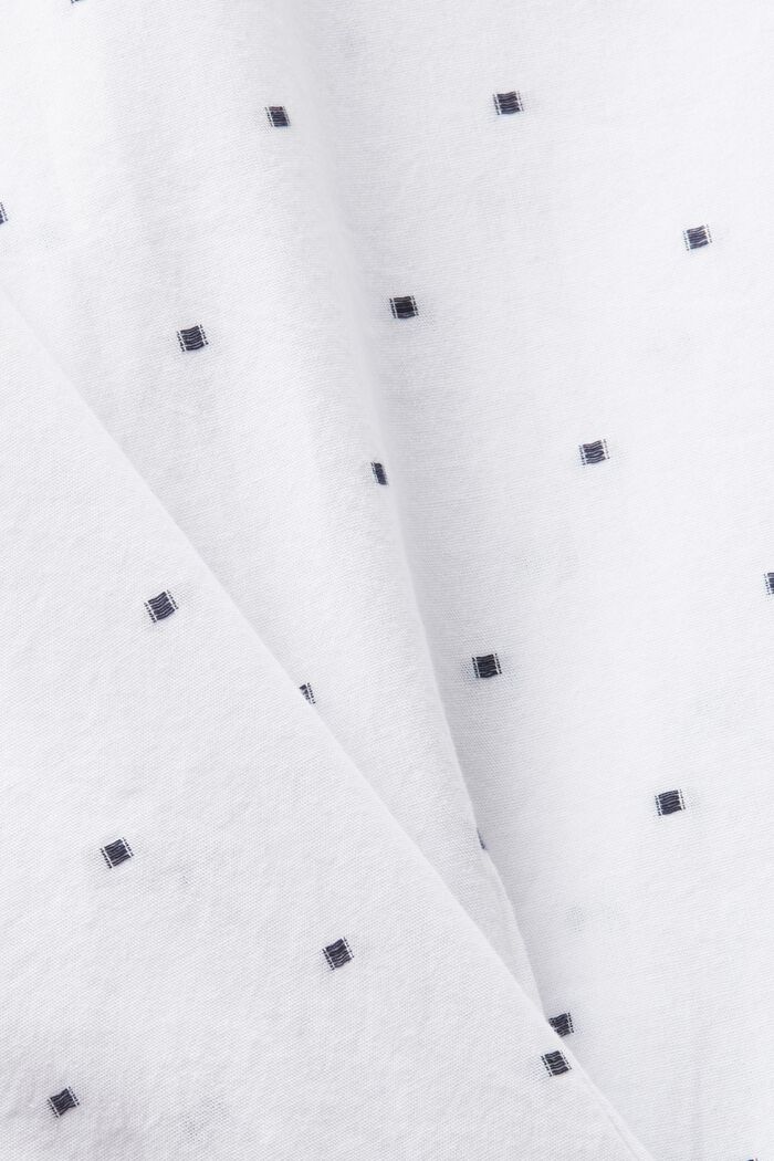 Bavlněná vyšívaná košile, střih Slim Fit, WHITE, detail image number 6
