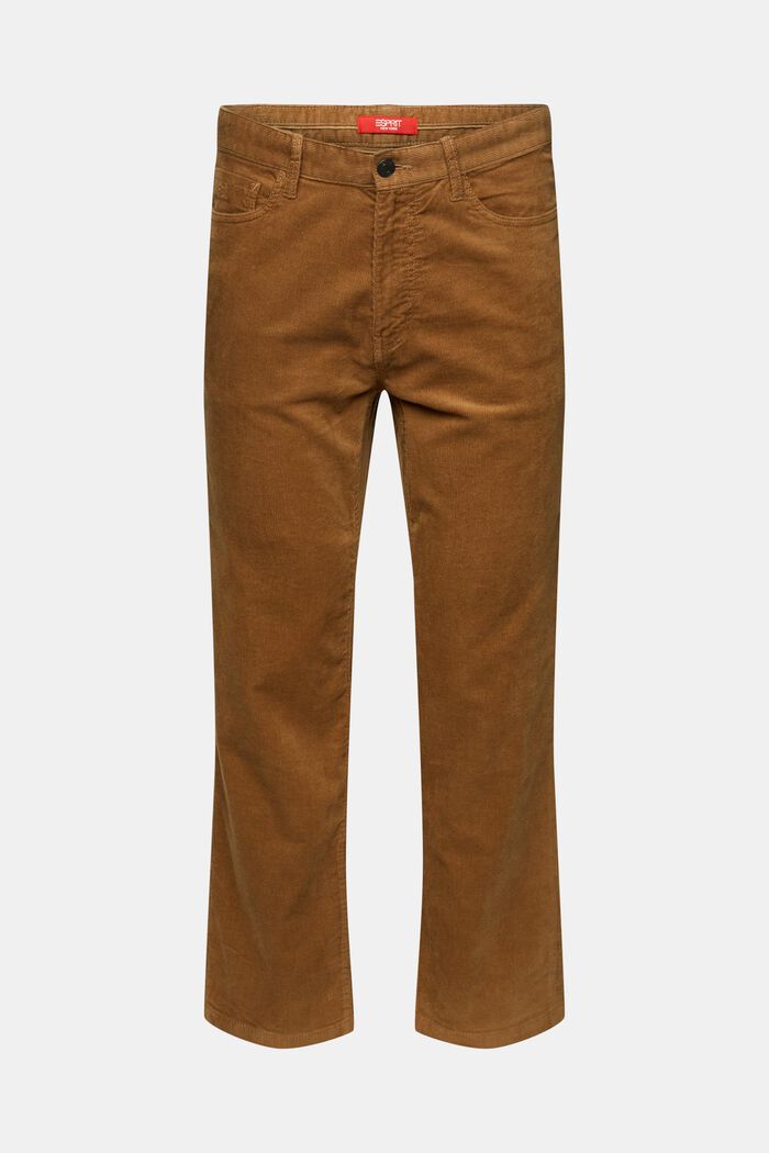 Manšestrové kalhoty s rovným straight střihem, BARK, detail image number 7