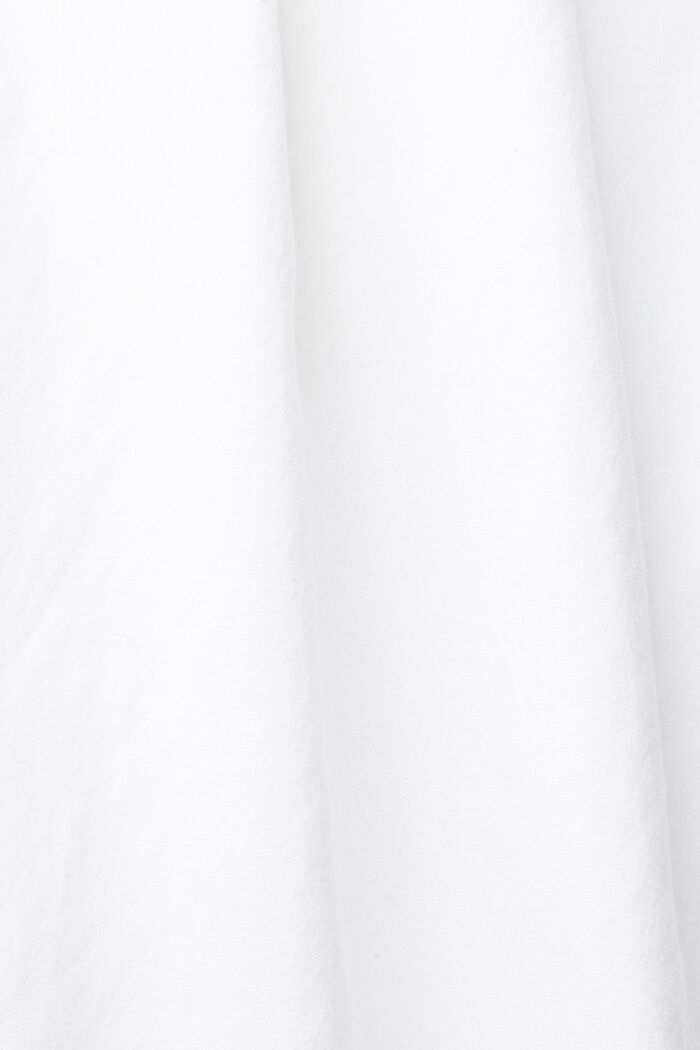 Se lnem: šaty s nastavitelnými ramínky, WHITE, detail image number 4