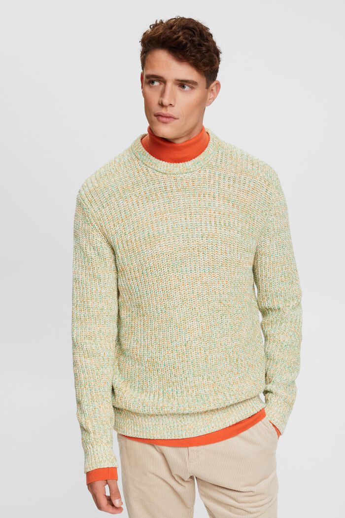 Vícebarevný pletený pulovr, ICE, detail image number 0