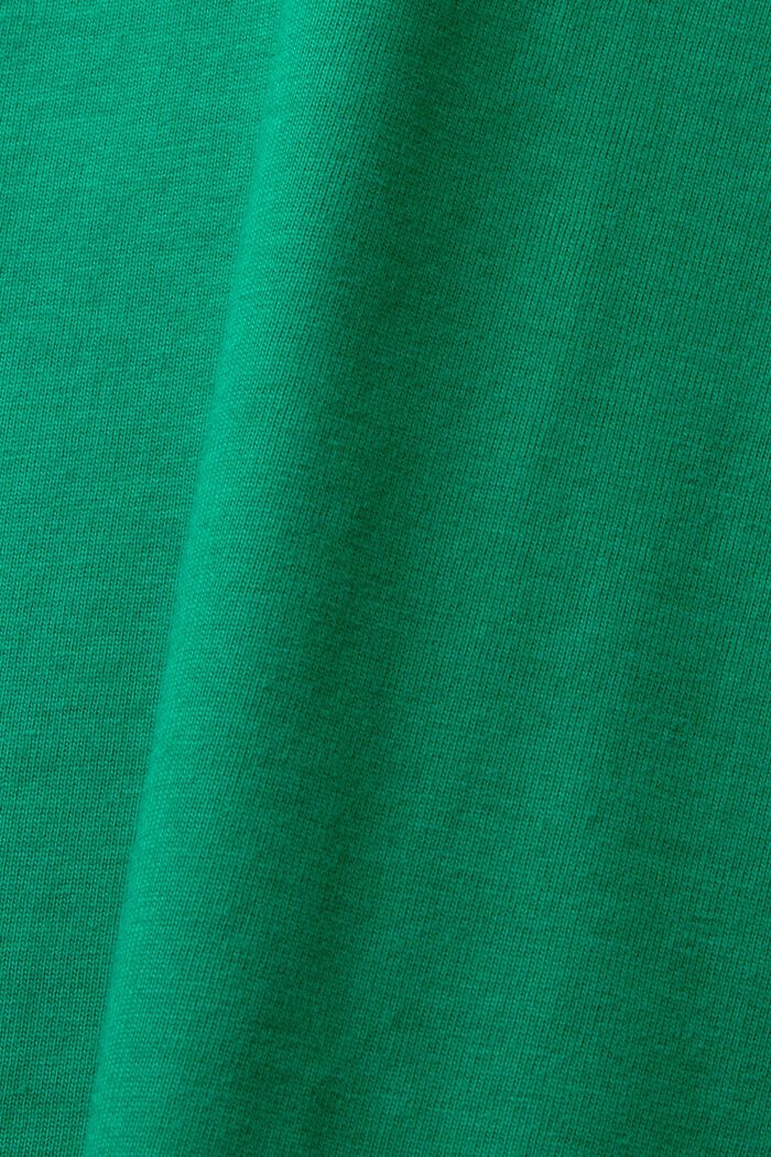 Bavlněné triko s natištěným logem, DARK GREEN, detail image number 5