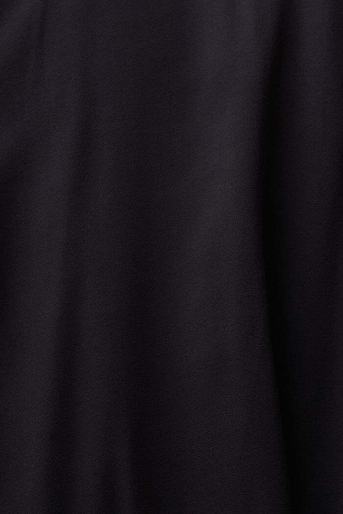 Krepová halenka s dlouhým rukávem, BLACK, detail image number 4
