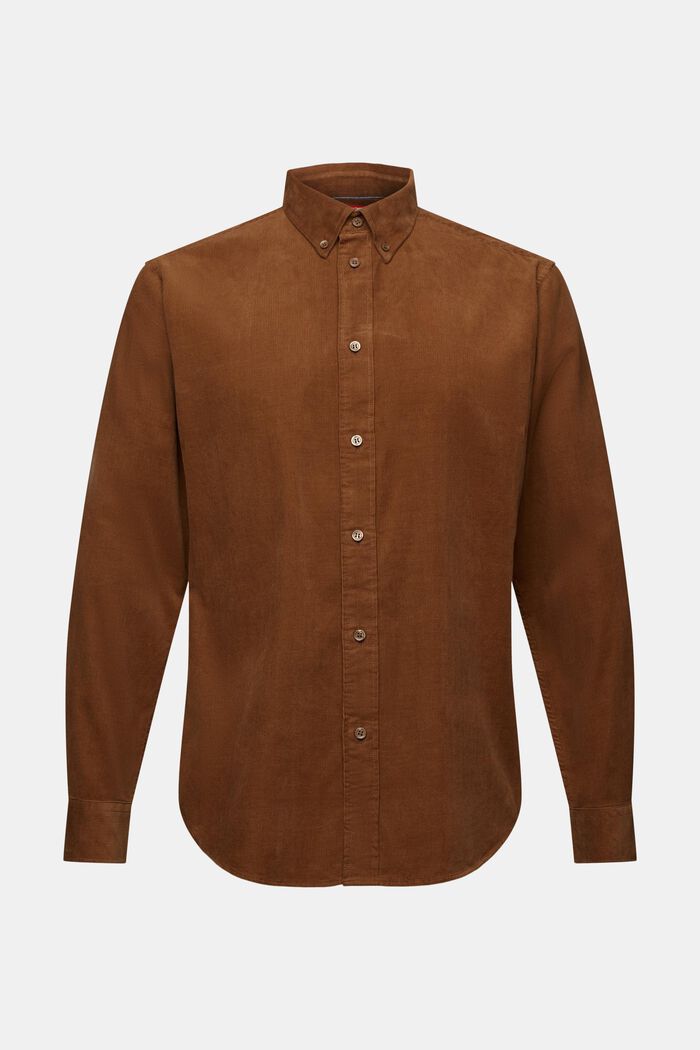 Manšestrová košile, 100% bavlna, BARK, detail image number 6
