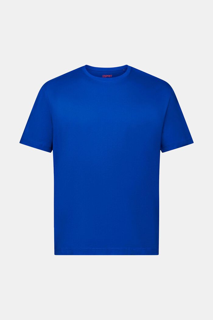 Tričko s kulatým výstřihem a krátkým rukávem, BRIGHT BLUE, detail image number 5