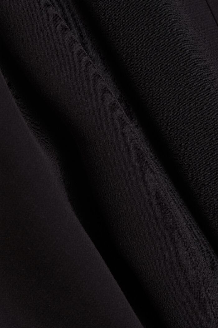 Košilové šaty s materiálem LENZING™ ECOVERO™, BLACK, detail image number 4