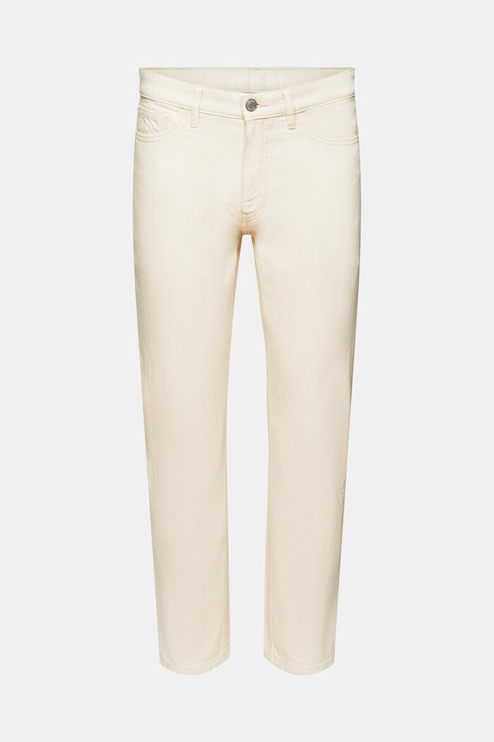 Rovné zužující se džíny se středně vysokým pasem, OFF WHITE, detail image number 6