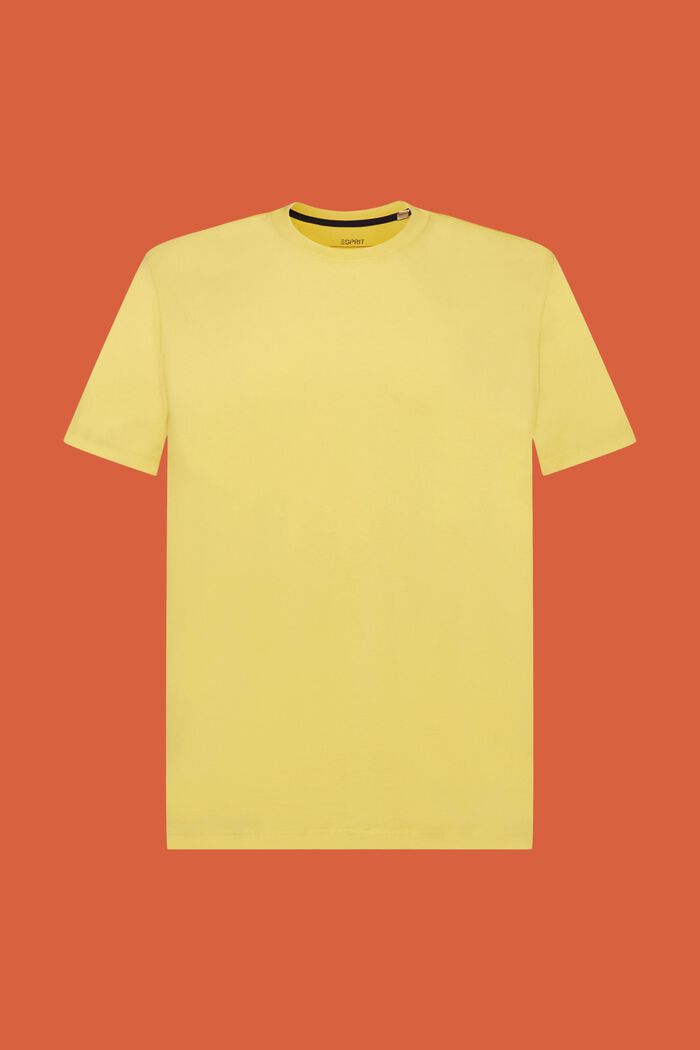 Žerzejové tričko, barvené po ušití, 100% bavlna, DUSTY YELLOW, detail image number 6