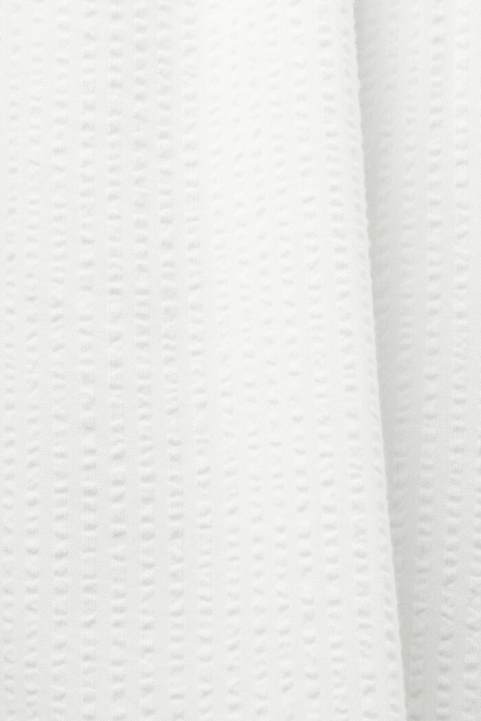 Žabičkované tubusové šaty v midi délce, OFF WHITE, detail image number 4