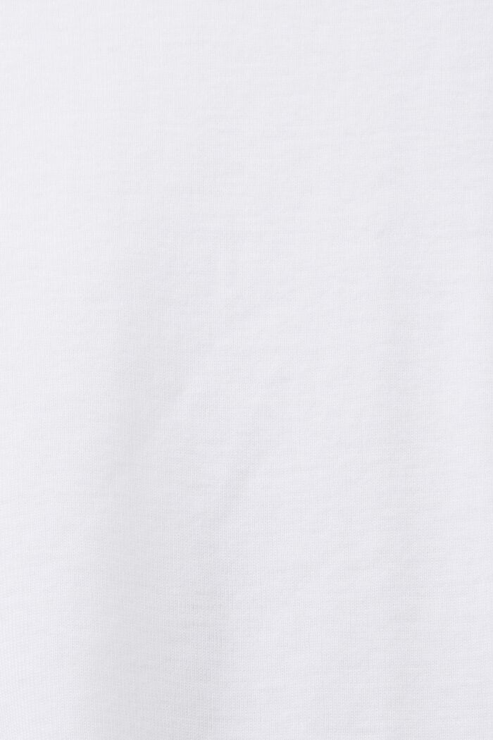 Tričko s dlouhým rukávem a lodičkovým výstřihem, WHITE, detail image number 5