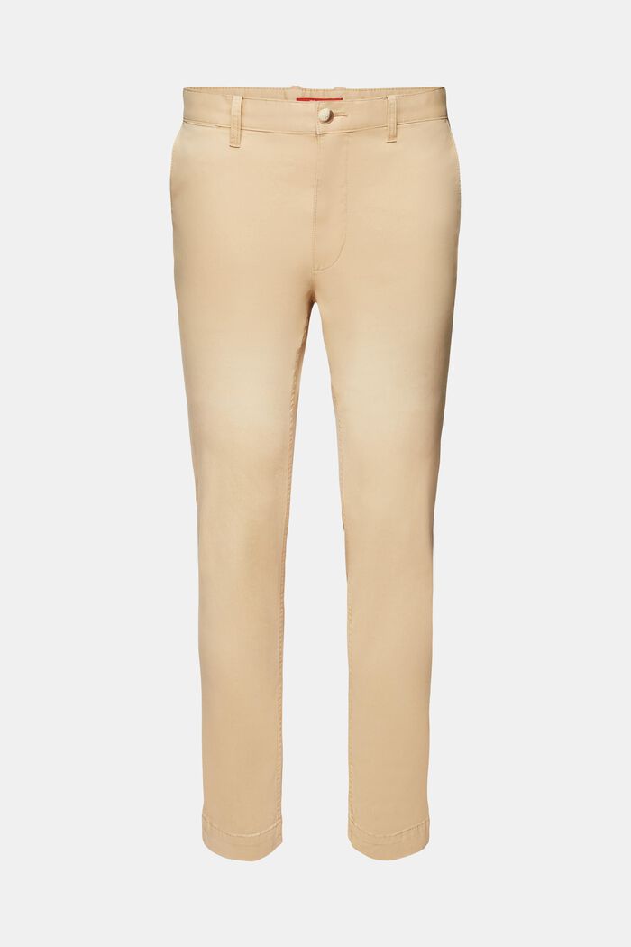 Kalhoty chino s úzkými nohavicemi, SAND, detail image number 6