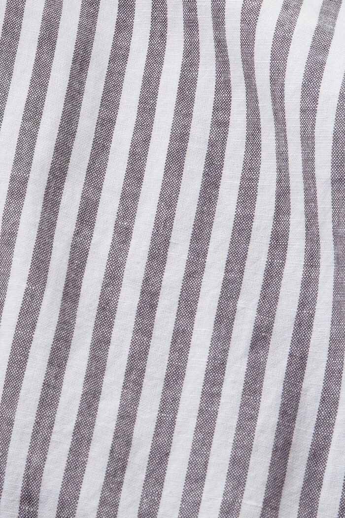 Pruhovaná košile z bavlněného popelínu, NAVY, detail image number 5